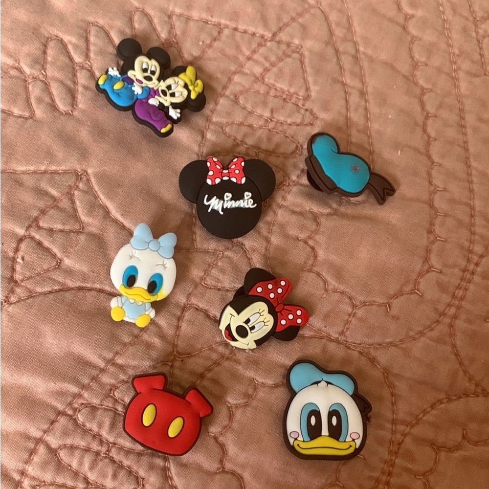 Mickey Mouse crock charms